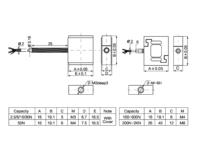 微型拉力传感器FCW-16S价格