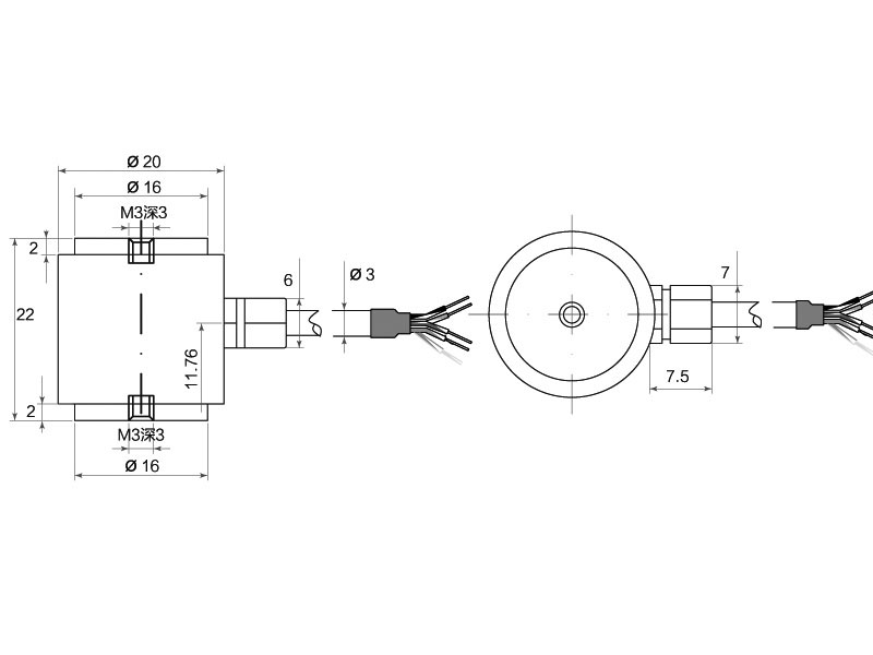 微型拉力传感器FCW-2620公司